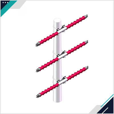 10KV配网T型复合绝缘横担 双回单横担双垂直排布