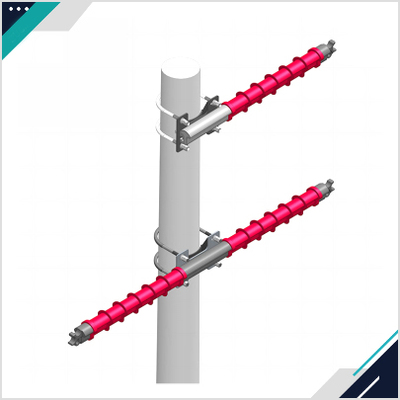 10kV配网T型复合绝缘横担 单回单横担上字型排布