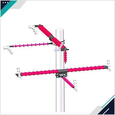 10KV配网三角形耐张复合绝缘横担 单回（终端+转角）水平排布